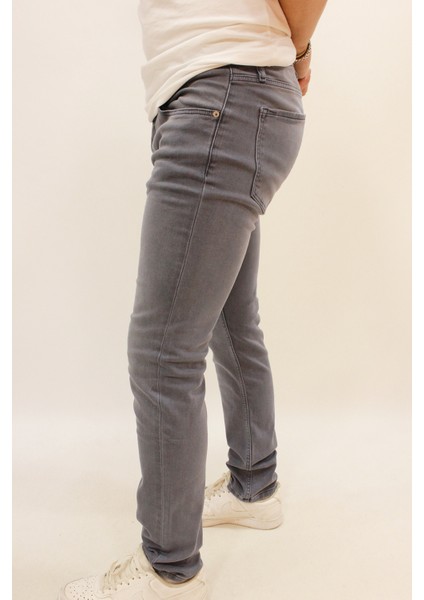 Panama 748-03 Grey Blue Erkek Likralı Dar Kesim Kot Pantolon Gri modelleri