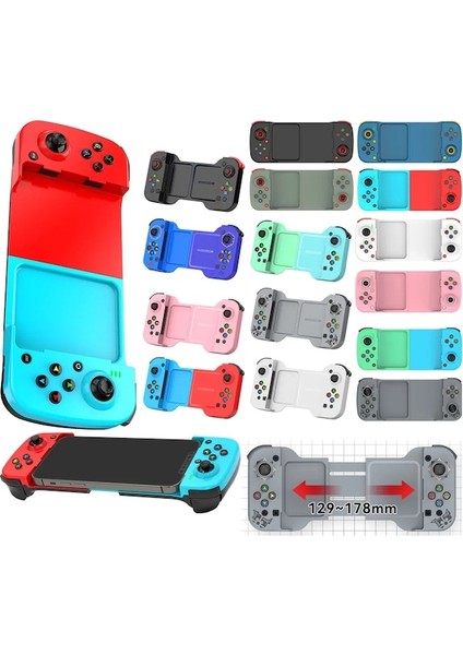 Gri B-Teleskopik Oyun Denetleyicisi Kablosuz Bluetooth Gamepad Joystick Iphone Uyumlu Samsung Xiaomi Için Oyun Denetleyicisi Joystick Gamepad (Yurt Dışından)