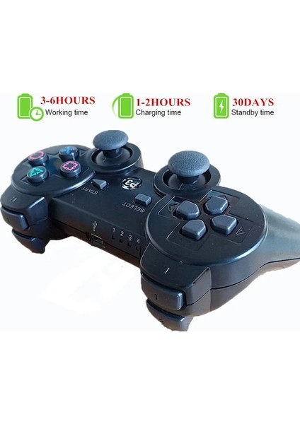 Siyah-Kablosuz Denetleyici Ps3 Gamepad Için Ps3 Için Bluetooth-4.0 Joystick USB Pc Denetleyicisi Için Ps3 Joypad Için (Yurt Dışından)