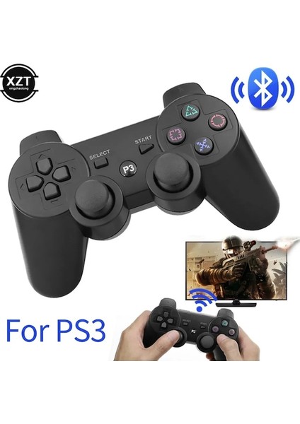 Pembe-Kablosuz Bluetooth Gamepad Ps3 Controle Oyun Konsolu Joystick Playstation 3 Gamepadler Için Uzaktan Kumanda (Yurt Dışından)