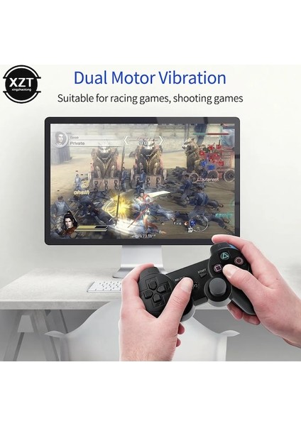 Pembe-Kablosuz Bluetooth Gamepad Ps3 Controle Oyun Konsolu Joystick Playstation 3 Gamepadler Için Uzaktan Kumanda (Yurt Dışından)