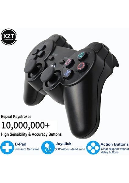 Pembe-Kablosuz Bluetooth Gamepad Ps3 Controle Oyun Konsolu Joystick Playstation 3 Gamepadler Için Uzaktan Kumanda (Yurt Dışından)