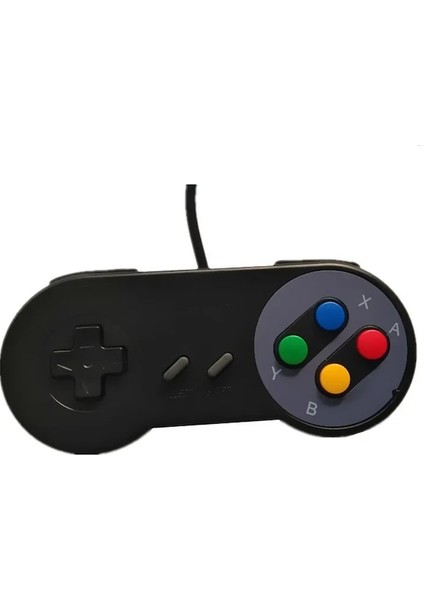 Black-1pcs Kablolu Süper USB Denetleyici Gamepad Joystick Nintendo Snes Oyunları Windows Pc Mac Bilgisayar Için Klasik Joypad (Yurt Dışından)
