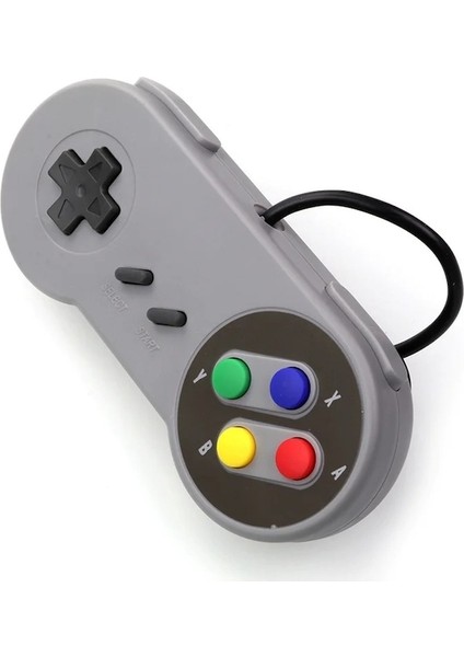 Black-1pcs Kablolu Süper USB Denetleyici Gamepad Joystick Nintendo Snes Oyunları Windows Pc Mac Bilgisayar Için Klasik Joypad (Yurt Dışından)