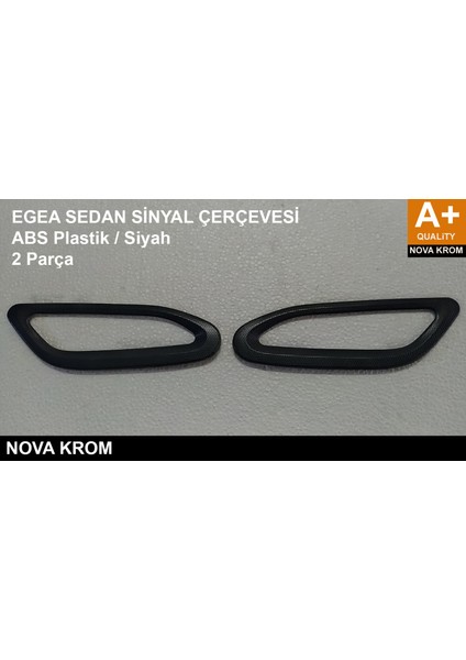 Fiat Egea Sd/hb/sw Sinyal Çerçevesi Abs Plastik 2015 - 2024 (Siyah)