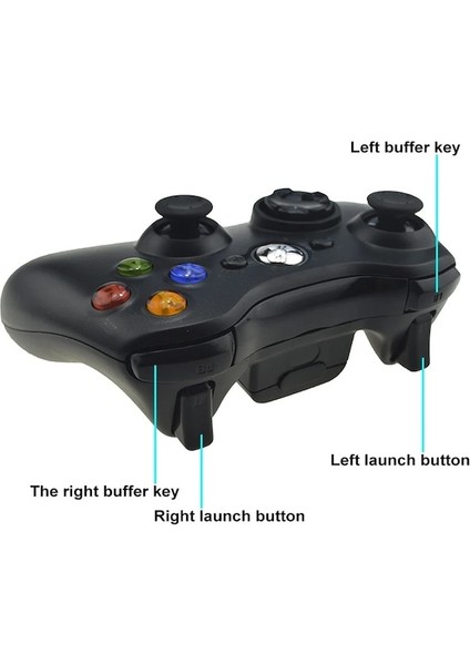 Kablosuz Beyaz-Kablosuz/kablolu Oyun Denetleyicisi Xbox 360 Gamepad Joystick Için x Box 360 Controle Joypad Win7/8/10 Pc (Yurt Dışından)