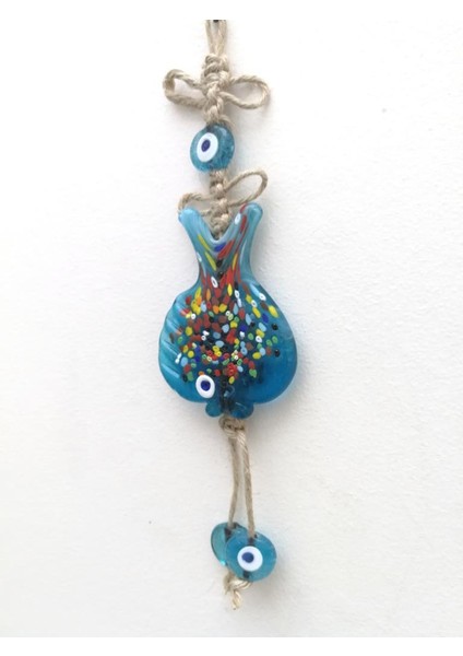 Dekoratif Balık Figürlü Nazar Boncuklu Duvar Süsü fiyatları