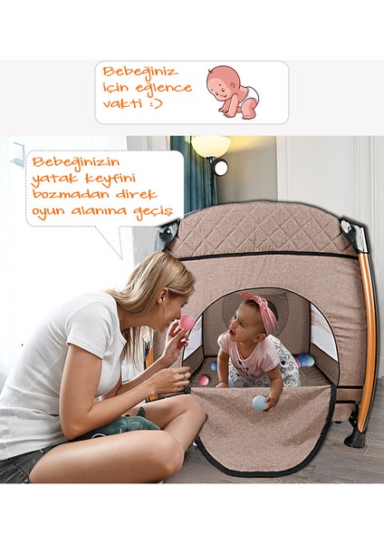 8'in1 Yeni Doğan Set Baby Home 945 Travel Sistem Bebek Arabası ve 600 Oyun Parkı Beşik Park Yatak