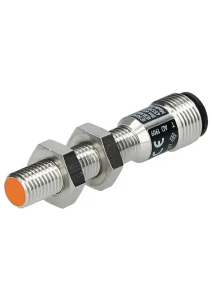 - IE5090 - Endüktif Sensör, 1 mm Aralık, M8 Düz, Pnp-No, 10-36 Vdc, 750 Hz