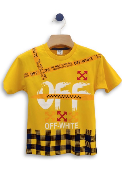 - Erkek Çocuk Ikili Takım Off-White Baskılı Tişört ve Eşofman Altı Takımı 3-11 Yaş fiyatları