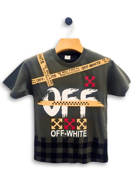 - Erkek Çocuk Ikili Takım Off-White Baskılı Tişört ve Eşofman Altı Takımı 3-11 Yaş fiyatları