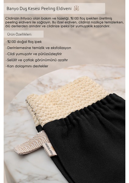 Siyah Banyo Duş Kesesi Peeling Eldiveni indirimleri