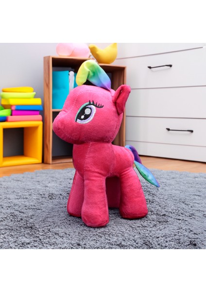 Unicorn Peluş 30cm Fuşya