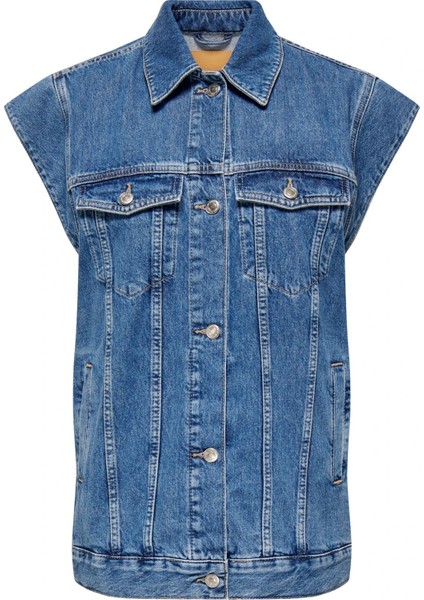 Onlirene S/l Kadın Denim Yelek