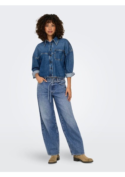 Onlgianna Straight Dot596 Kadın Denim Pantolon