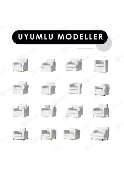 Kadife Lastikli Tekli Koltuk Örtüsü