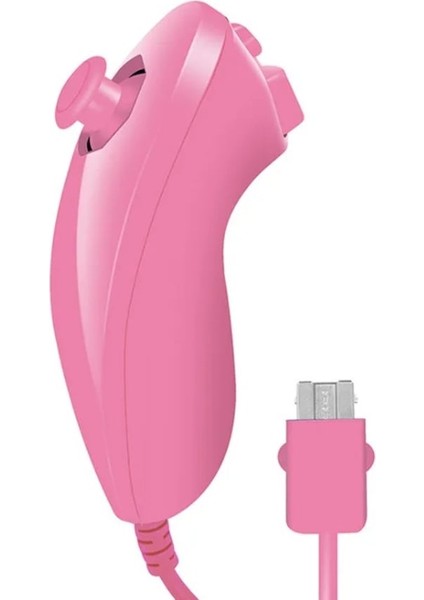 Kırmızı-2 Adet-Sol Sağ El Nunchuck Wii El Kavisli Oyun Kolu Denetleyicisi Nintendo Wii Oyun Denetleyicisi Nunchuck Wii Gamepad Için (Yurt Dışından)