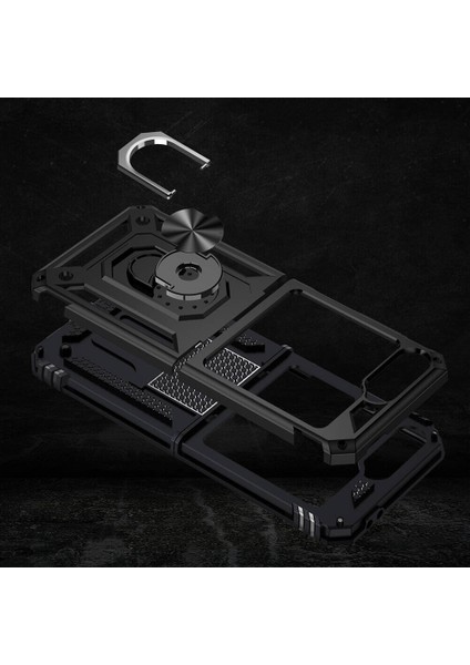 Samsung Galaxy Z Flip 6 Kılıf Ultra Korumalı Yüzüklü Manyetik Vega Kapak modelleri