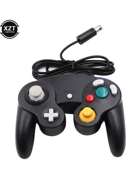 Siyah-Klasik Kablolu Oyun Denetleyicisi Oyun Denetleyicisi Uzaktan Kumanda Çift Modlu Ngc Gamecube Konsolu Oyun Aksesuarları (Yurt Dışından)