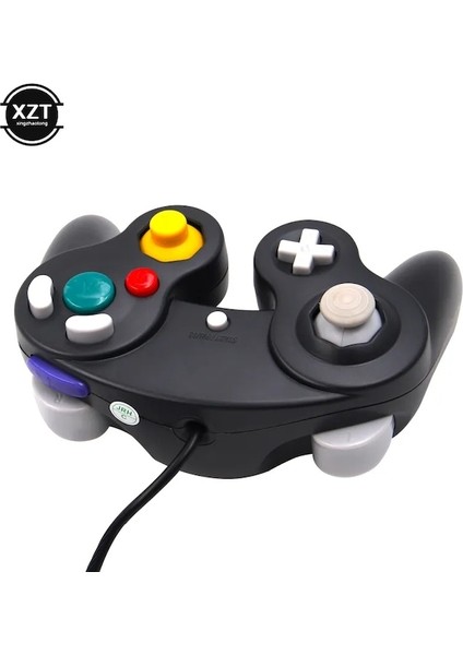 Siyah-Klasik Kablolu Oyun Denetleyicisi Oyun Denetleyicisi Uzaktan Kumanda Çift Modlu Ngc Gamecube Konsolu Oyun Aksesuarları (Yurt Dışından)