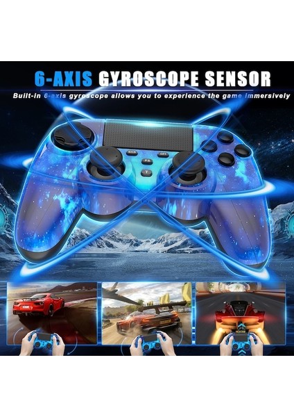 Graffiti-Ps4 Bluetooth Denetleyicisi Için Ps4/ıos/android/ipad/pc Kablosuz Oyun Denetleyicisi Konsolu Titreşim Aksesuarları (Yurt Dışından)