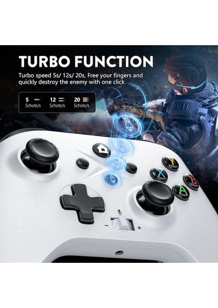 Kablolu Blue-2.4g Kablosuz Gamepad Oyun Denetleyicisi Xbox One Serisi Video Oyun Konsolları 3D Rocker Joystick Oyun Kolu Aksesuarları (Yurt Dışından) indirimleri