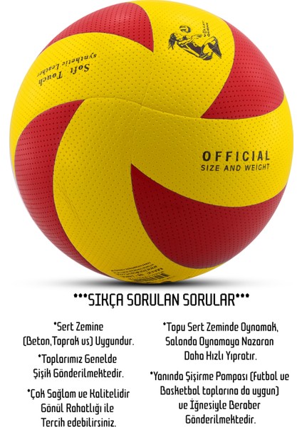 Voleybol Topu Pompalı Set 280G Renkli 8 Panel Soft Touch Iç-Dış Mekan Uygun Dayanıklı 700