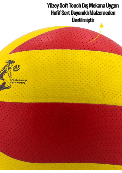 Voleybol Topu Pompalı Set 280G Renkli 8 Panel Soft Touch Iç-Dış Mekan Uygun Dayanıklı 700