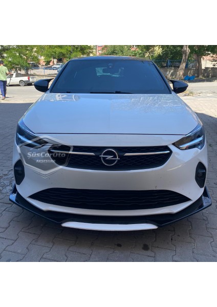 Opel Corsa F 2019 Sonrası Uyumlu Batman Yarasa Ayna Kapağı Piano Black Abs Plastik Sağ Sol Takım