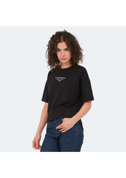 VILLAGE Kadın Tişört Siyah modelleri
