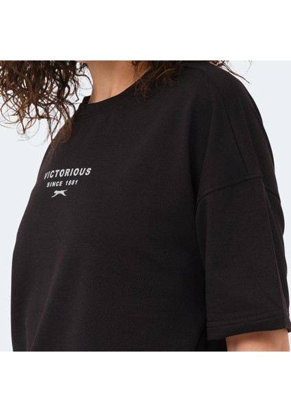 VILLAGE Kadın Tişört Siyah fırsatları