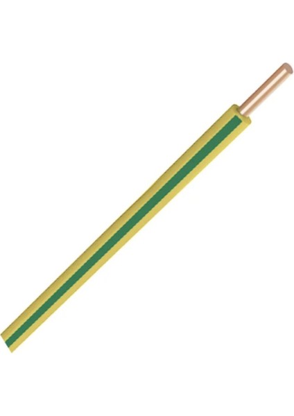 H07V-U (Nya) Kablo 2,5mm2 Sarı-Yeşil 10 Metre
