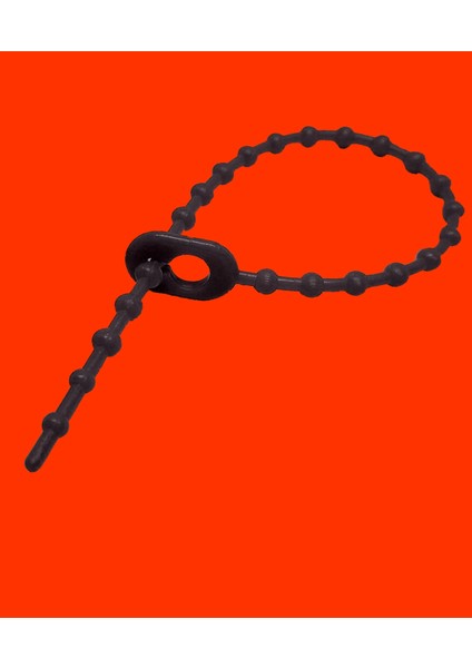 Boncuk Kelepçe Kablo Bağı 2X105 Siyah 1000 Adet