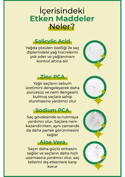 Yağlı Saç Derisi ve Yağlı Saçlar Için Saç Bakım Şampuanı 400 ml