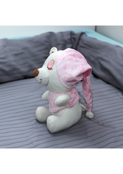 Sevimli Uyku Ayıcık 45cm Pembe modelleri