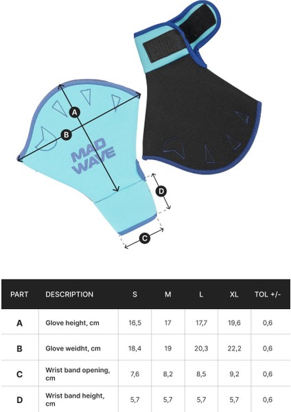 Aquagloves Aquafitness Gloves, S fırsatları