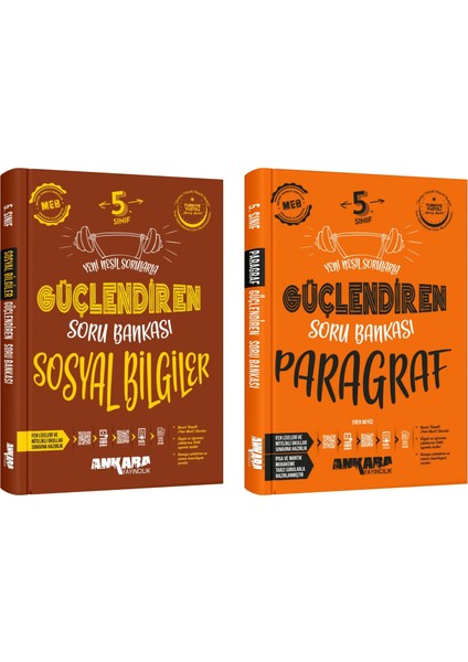 2025 5. Sınıf Sosyal - Paragraf Güçlendiren Soru Bankası 2'li Set