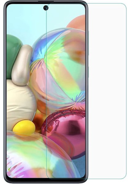 Samsung Galaxy A71 Kırılmaz Cam Şeffaf 0.3mm Kılıf Dostu Temperli Ekran Koruyucu