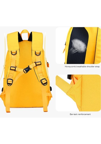 Laptop Bölmeli, USB Şarj Kablolu, Su Geçirmez Lise ve Günlük Kaliteli Sırt Çantası Lacivert SRT5018 fırsatları