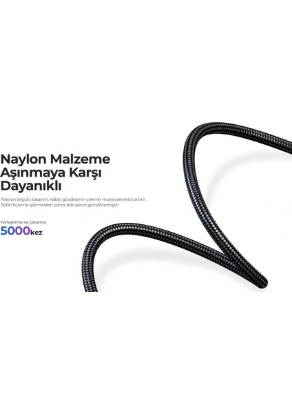 CB6246 PD30W Type-C To Lightning (Iphone) Göstergeli Şarj Kablosu