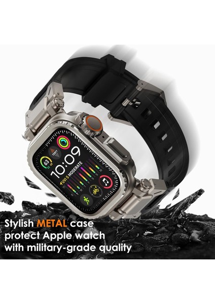 Apple Watch 7 8 9 45MM Uyumlu 49MM Ultra Dönüştürücü Metal Kasa Koruyucu fırsatları