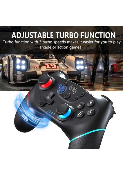 Siyah Uyumlu Nintendo Anahtarı Denetleyicisi Kablosuz Bluetooth Oyun Kumandaları Nintendo Anahtarı Pro OLED Konsol Kontrol Joystick (Yurt Dışından) indirimleri