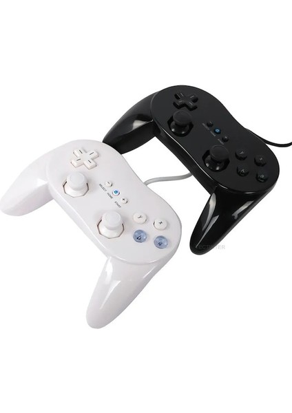 Siyah-Beyaz/siyah Klasik Kablolu Oyun Denetleyicisi Oyun Pro Nintendo Wii Için Uzaktan Oyun Denetleyicisi Gamepad (Yurt Dışından) indirimleri
