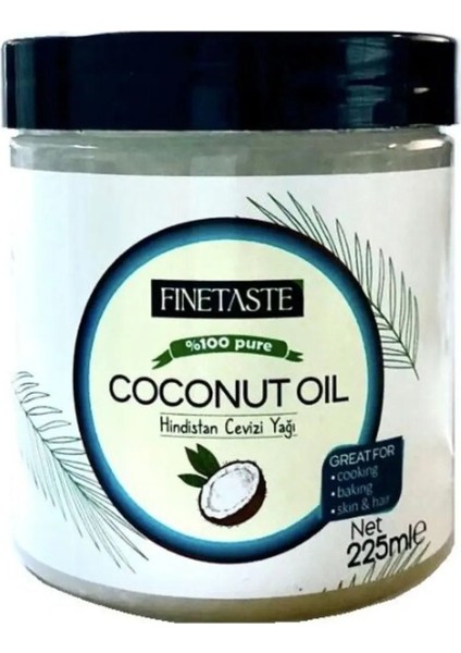 Coconut Oil Hindistan Cevizi Yağı 225 ml