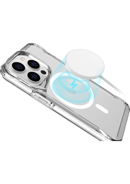 Apple iPhone 14 Pro Max Kılıf Magsafe Şarj Özellikli Poso Magsafe Kapak