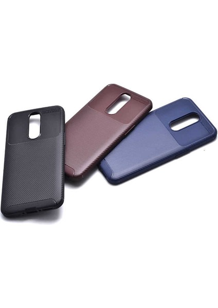 Oppo RX17 Pro Kılıf Darbe Emici Uzun Ömürlü Dayanıklı Parmak Izi Yapmaz Karbon Tasarım Negro Silikon Kılıf