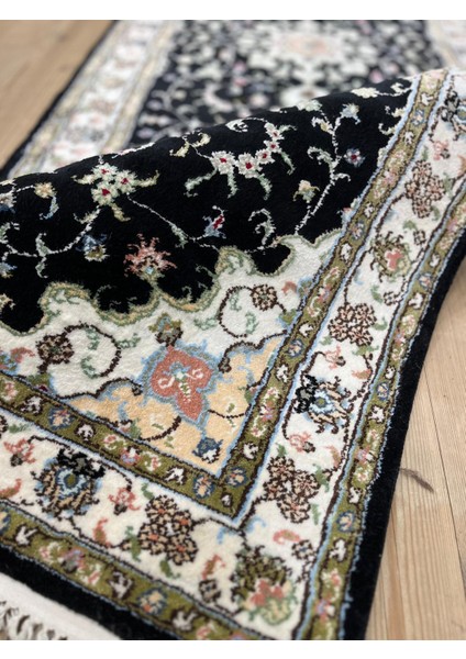 El Dokuma İpek Floş Halı