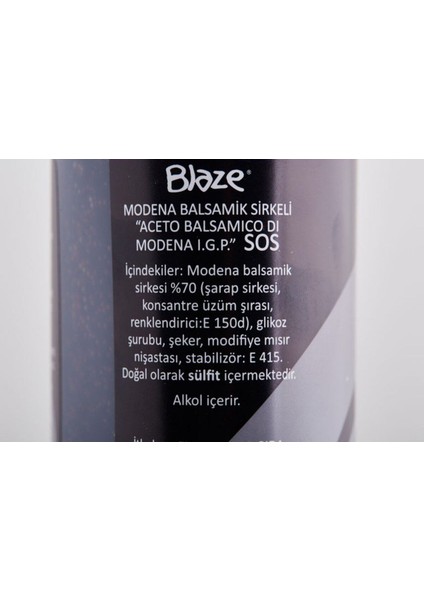 Blaze Balsamik Sosu 380 ml fiyatları