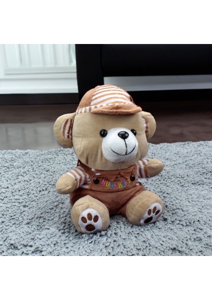 Hugs Baby Kahverengi Elbiseli Peluş Ayıcık 38CM