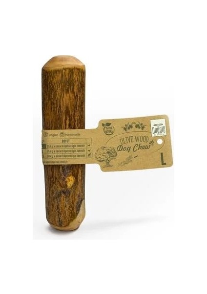 Doğal Zeytin Ağacı Köpek Çiğneme Oyuncağı L 25 kg 'a Kadar Köpekler Için